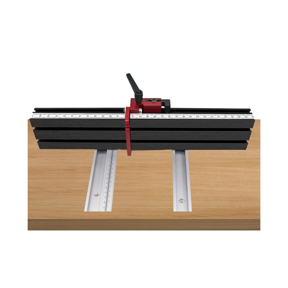 T-Shaped Inclined Track Fence Diy T-Shaped Band Saw Fixture Inclined Track Sliding Supports Miter Gauge 300Mm 6031568452820