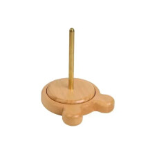 (Pattern2) Wooden Yarn Holder Spinning Knitting Tools Beginner Crochet Accessories Stand Sewing Thread Spool Wool Ball Winder Stand Tool