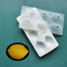 (Lemon) 3D Lemon Shape Fruit Silicone Mold Brownies Cake Mousse Cake Moulds French Dessert Cake Decorating Tools Pastry Baking Tools