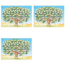 3X Family Tree Chart to Fill in - Blank Ancestry Chart 6-Generation Fillable Genealogy Chart Genealogy Supplies