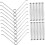 40pcs Pruning Parts Metal Pruning Shear Springs Silver Tree Pruner Spring Garden Pruner Spring 1
