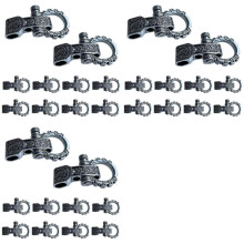 Paracord Gespen Boogsluitingen Schroefpin Ankerbeugel Verstelbare Beugels Gespen voor Paracord Armband Riem 30 Stuks