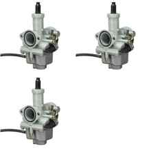 3X Motorcycle Carburetor Flat-Suction Plunger Carburetor for PZ26 CG125 Accessories