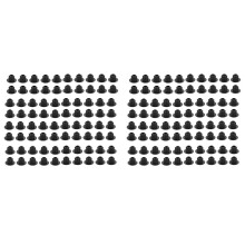 200 Ganchos de Bloqueo para Tableros Perforados. Topes de Bloqueo para Tableros Perforados de 1/4 Pulgada para Evitar Que los Ganchos Se Caigan.