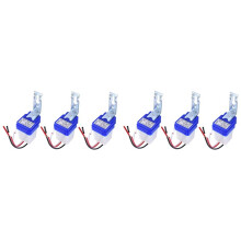 6PCS AS-10 Waterproof Photo Control Sensor Automatic Auto Off Photocell Street Light AC 220V