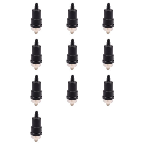 10pcs 1/8 Inch Male QPM11-NO Adjustable Diaphragm Type Pressure  Normal Open