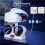 2X Ladestation für PSVR2-Controller mit Headset-Halter, Virtual-Reality-Ladestation für PSVR2-Headset-Display 5