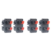 4 Stuks 45A 600V-Voedingskabelconnectoren voor Anderson-Stekkerconnector met Vaste Montagebeugel en Paneelvoedingsconnector