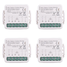 4X Tuya Zigbee Vorhangschaltermodul für Rollladen-Elektromotor Life APP-Fernbedienung