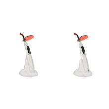 2X LED Dental Curing Lamp 1 Second Light Cure with 3 Working Modes Full Power Adjustable Work Teeth US Plug