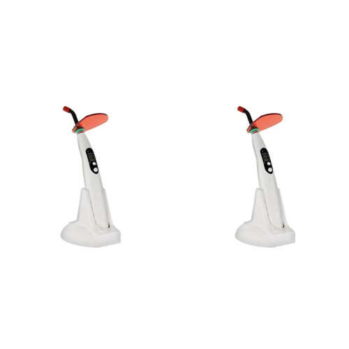 2X LED Dental Curing Lamp 1 Second Light Cure with 3 Working Modes Full Power Adjustable Work  Teeth US Plug