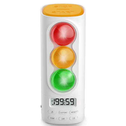 2X Visual Timer for Kids Traffic Light Audio Digital LCD Display Timer for Classroom Home Kitchen Countdown Visual Timer 1