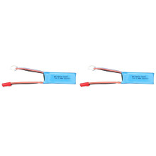 2X Batterie 7,4 V 400 MAh pour  K969, K989,284161,284131,284010 Pièces de Mise à Niveau de Voiture RC