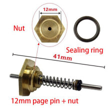80 Pieces of Water Heater Parts Gas Boiler Water Valve Thimble 12mm Length 41mm Suitable for Water Heaters
