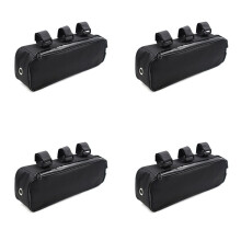 4X Torba Rowerowa Kontroler Baterii Wisząca Nieruchoma Rama Rurowa Torba Rowerowa do Przechowywania Litowo-Jonowego Wodoodporna 32X9X10.5Cm Jazda na