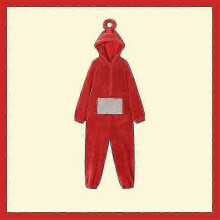 (XL, Red) Unisex Teletubbies Disi Onesies Lala Cosplay Pajamas Adult Pyjamas Animal Sleepwear Jumpsuit