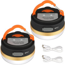 Linterna de aventura al aire libre, luz LED para acampar con base magnética, gancho retráctil para colgar fácilmente.