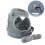 (M, Gray) Cat Harness Escape Proof Adjustable Vest For Cat Safety And Control Walking Accessory 1