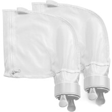 Peças de reposição para aspirador de piscina com trama fechada para coleta de detritos, abertura com zíper para facilitar o esvaziamento, sacos