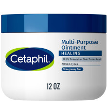Cetaphil Healing Ointment, 12 oz, For Dry, Chapped, Irritated Skin, Heals and Protects, Soothes Cracked Hands and Chapped Lips, Hypoallergenic