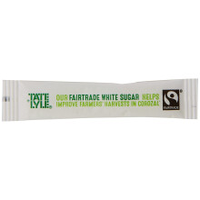 Fairtrade White Sugar Sticks (Pack of 1000)