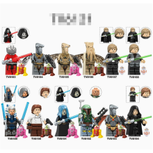 12Pcs Star Wars Toys Darth Maul Darth Vader Action Mini Figures