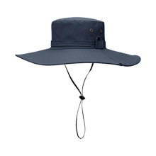Bucket Hat Wide Brim UPF50+ Breathable Water Repellent with Adjustable Drawstring Sun Hat for Men Hiking Camping Beach Dark Blue