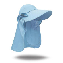 Women's Sun Cap UPF+50 Detachable Flap Wide Brim Visor Sun Protection Hiking Hats 2025