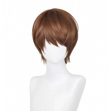 Cos Wig Anime DEATH NOTE Protagonist Headgear Man Daily 2D Cosplay Headwear Side Swept Bangs Short Hair Wig Cover