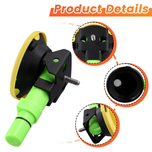 3Inch Concave Vacuum Cup 75mm Heavy Duty Hand Pump Suction Cup with Threaded Stud G1/4 1