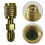R32 Left Hand Thread 1/4SAE Internal Thread To 1/4 External Thread Adapter for R454ABC Storage Tank Steel 2