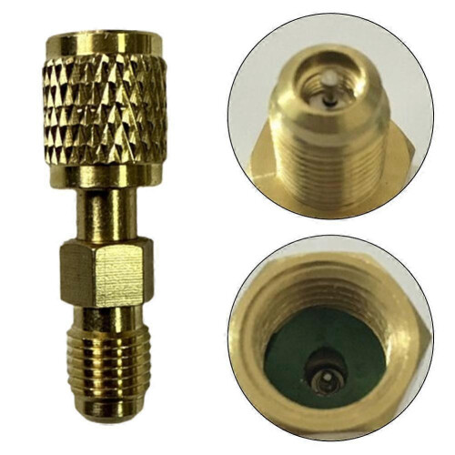 R32 Left Hand Thread 1/4SAE Internal Thread To 1/4 External Thread Adapter for R454ABC Storage Tank Steel 1