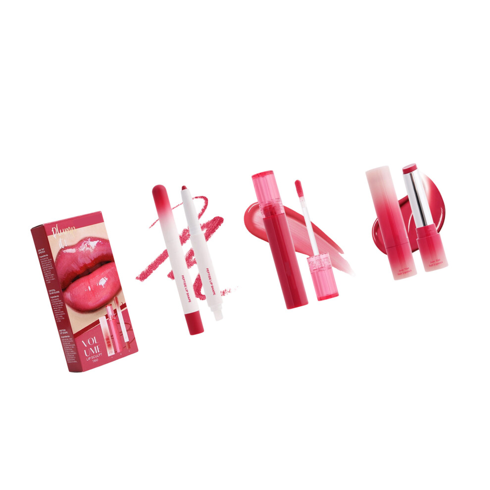 Highly Pigment Liquid Lipstick Set In Multiple Shade Option-03