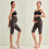 Cotton Maternity Five-point Pants Stretchy Comfortable-Black L 10