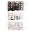 Le support de vitrine de boucles d'oreilles en plastique-Clair 11