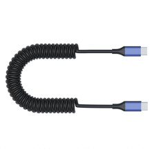 Adjustable Length USB C Cable For Fast Charging And Fast-Blue