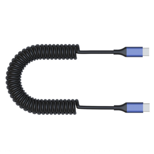 Adjustable Length USB C Cable For Fast Charging And Fast-Blue