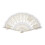Witte kanten vouwventilator Bruiloft decoratieve-3942 1