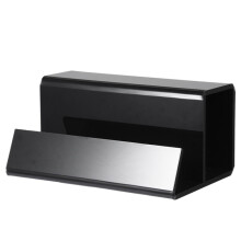 Black Vinyl Record Stand Acrylic Vinyl Record Holder for Albums & Record Decor for Vinyl Record Lovers