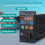 Inverter Embedded VFD 750W Frequency Changer 1HP Frequency Transformer for 3PH Asynchronous Motor Speed Regulation 1