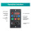 Inverter Embedded VFD 750W Frequency Changer 1HP Frequency Transformer for 3PH Asynchronous Motor Speed Regulation 5
