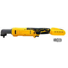 For 18V 20V Battery 90 Angle Brushless Electric Ratchet Wrench 3/8In 1/2In Removal Nut Car Repair Power Tools