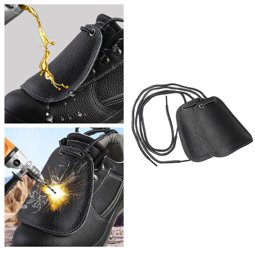 Couvre-chaussures de soudage en cuir, protecteurs de bottes 2
