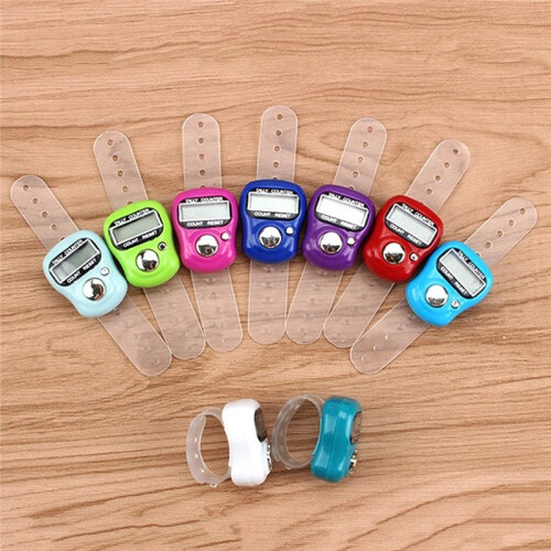 APWIKOGER 10pcs 5 Digital LED Finger Counter  with Islamic Tasbih Bead 2