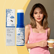 (1pc) Birch Juice Moisturizing Eye Balm Stick - Cooling Care for Sensitive Skin, Deep Hydration, Soothes Tired Eyes, Portable Precision Application