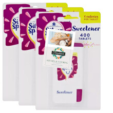 Sweetener Tablet Bundle with Silver Spoon Sweetener Tablet 3 Pack (400 per Pack) + Brightdale Kitchen Card