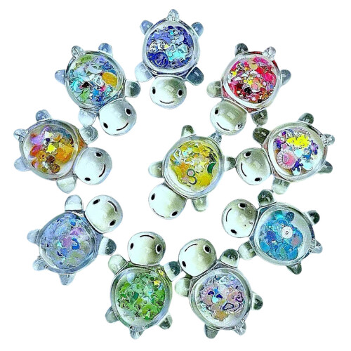 Set van 10 multifunctionele plastic bedel sieraden maken-A