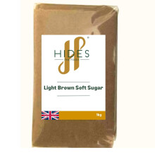 Hides Fine Foods - Light Brown Soft Sugar 1kg - GMO - Free - Suitable for Vegetarians - Baking - Cookies - Caramel - Pies - Brownies - Desserts