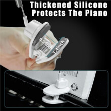 2pack Piano Music Book Clip - Page Holder for Music Stand, Sheet Music Holders for Piano, Keyboard, Binders and Books