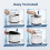 4 Pack -H132 Replacement Filter Compatible for LEVOIT -H132 Replacement Filter, 3 in 1 -H132 Air Filter 7